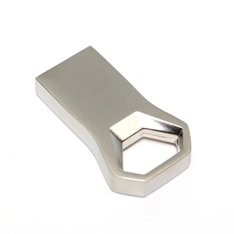 Polygon Metal Mini Thumb USB Flash Drive USB Drive USB Stick Pen Drive USB with Laser Logo