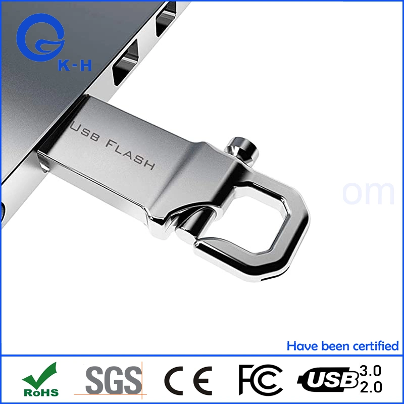 Hook Metal Waterproof 4GB 8GB 16GB 32GB 64GB USB Flash Memory Drive