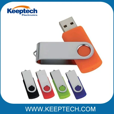 사용자 정의 로고가 있는 회전형 USB 플래시 드라이브 16GB